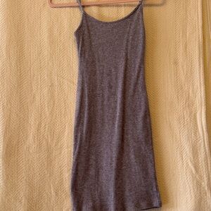 Forever 21 Gray Ribbed Dress